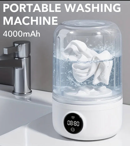 Compact USB Rechargeable Mini Washing Machine