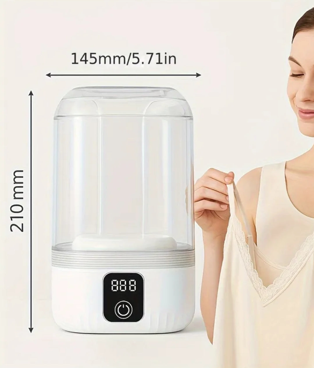 Compact USB Rechargeable Mini Washing Machine
