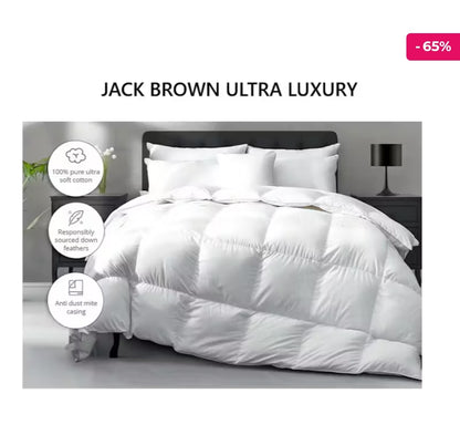Jack Brown 13.5 Tog 70/30 Luxury Duck Down Duvet