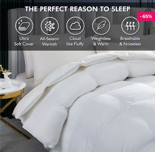 Jack Brown 13.5 Tog 70/30 Luxury Duck Down Duvet