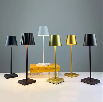 Portable LED Touch Table Lamp with Rechargeable Battery