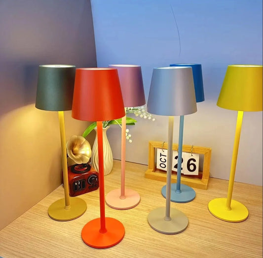Portable LED Touch Table Lamp with Rechargeable Battery