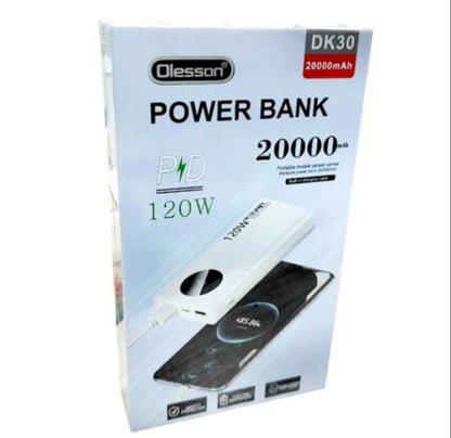 20000mAh Ultra-Fast 120W Power Bank
