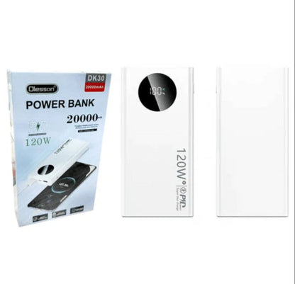 20000mAh Ultra-Fast 120W Power Bank