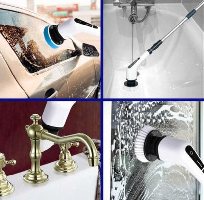 Rechargeable Cordless Electric Spin Scrubber Kit