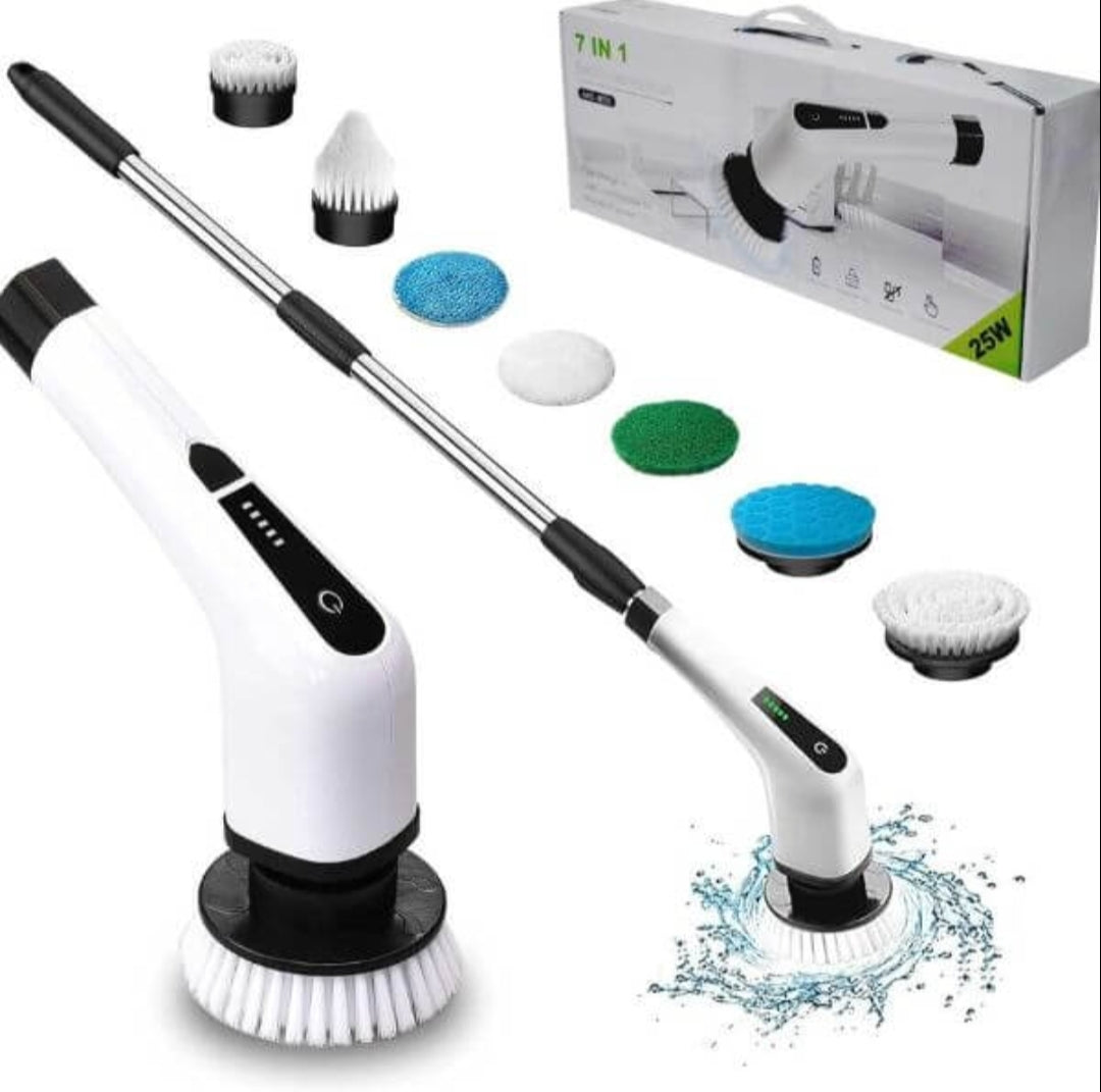Rechargeable Cordless Electric Spin Scrubber Kit